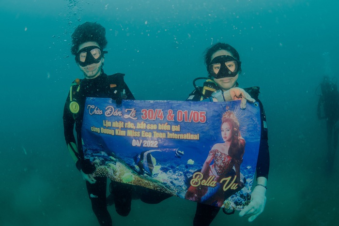 Bella Vũ hạnh phúc vì có thể góp phần bảo vệ môi trường biển Việt Nam