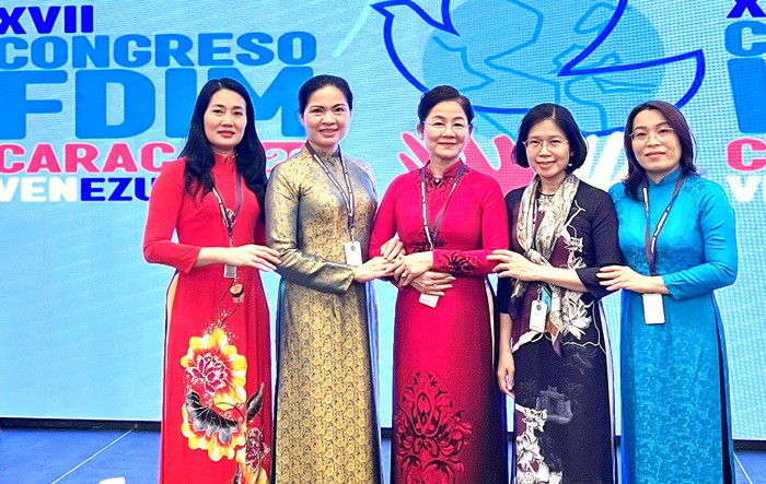 Hội LHPN Việt Nam dự khai mạc Đại hội Liên đoàn Phụ nữ Dân chủ Quốc tế tại Venezuela - Ảnh 2.