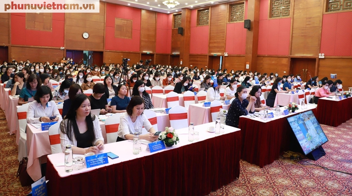 Lần đầu tiên Hội LHPN Việt Nam tổ chức Hội nghị quán triệt Nghị quyết Đại hội Phụ nữ quy mô lớn toàn quốc - Ảnh 1.
