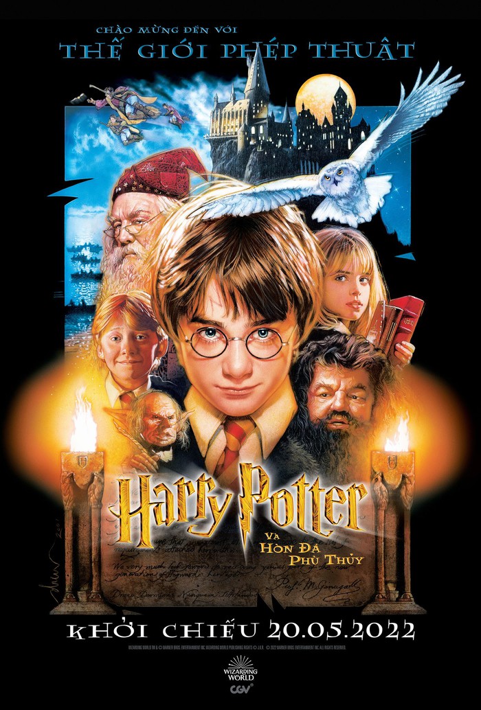 3 phần phim đầu tiên của Harry Potter trở lại phòng vé Việt - Ảnh 1.