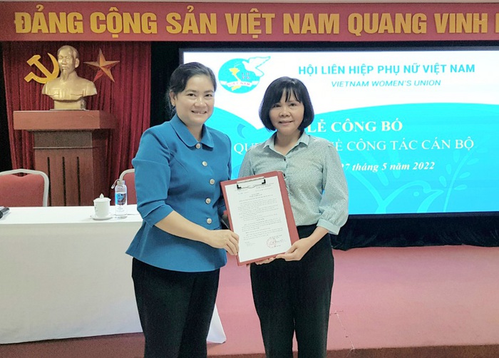 TƯ Hội LHPN Việt Nam trao quyết định bổ nhiệm Giám đốc Bảo tàng PNVN và Tổng Giám đốc TYM - Ảnh 1.