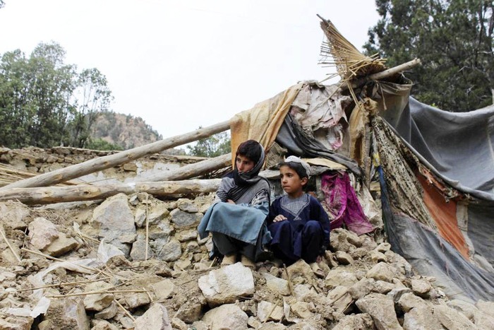 Cảnh tang thương của phụ nữ và trẻ em Afghanistan sau trận động đất kinh hoàng - Ảnh 4.