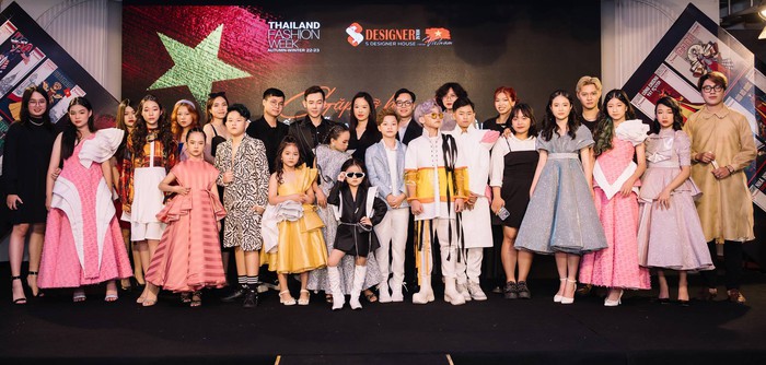 Các mẫu nhí và NTK tham gia Thailand Fashion Week 2022