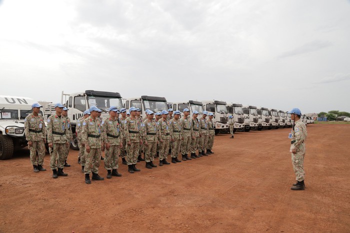 Lính mũ nồi xanh triển khai nhiệm vụ khẩn cấp khi vừa đến Abyei  - Ảnh 3.