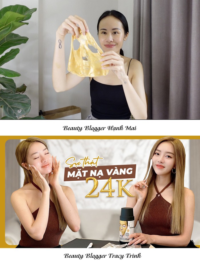 Học ngay bí quyết làm đẹp từ mặt nạ vàng 24k của beauty blogger - Ảnh 2.