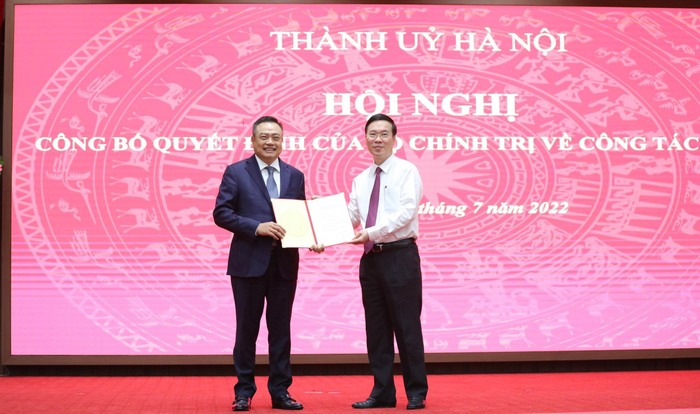 Ông Trần Sỹ Thanh giữ chức Phó bí thư Thành ủy Hà Nội - Ảnh 1.