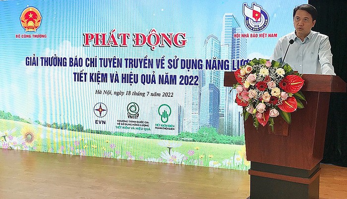 Phát động Giải thưởng báo chí tuyên truyền về sử dụng năng lượng tiết kiệm và hiệu quả năm 2022 - Ảnh 2.