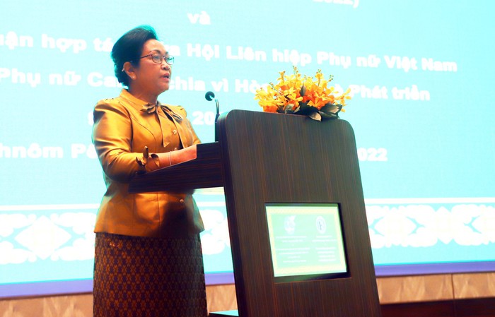 Hội Phụ nữ hai nước Việt Nam - Campuchia tăng cường đoàn kết, hợp tác đi vào chiều sâu, thiết thực hơn nữa - Ảnh 3.