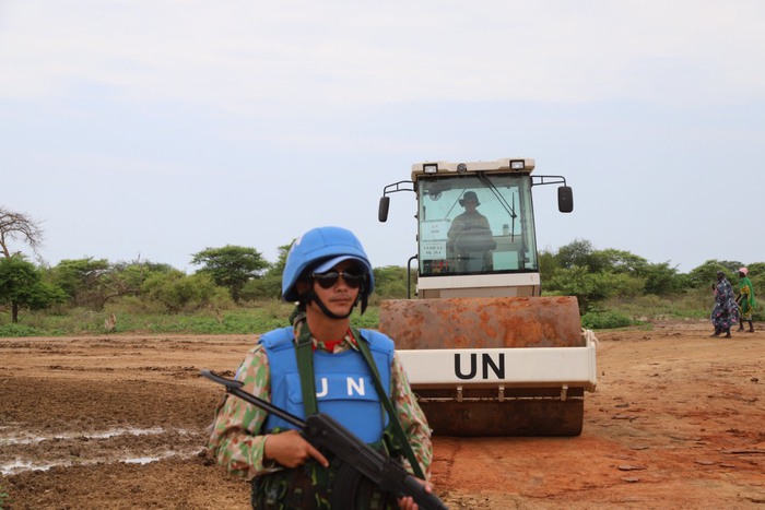 Lính &quot;mũ nồi xanh” với nhiều hoạt động tiên phong gìn giữ hoà bình ở Abyei - Ảnh 2.