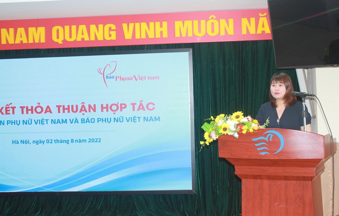 Báo Phụ nữ Việt Nam và Học viện Phụ nữ Việt Nam ký kết thỏa thuận hợp tác - Ảnh 1.
