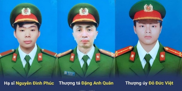 Đề nghị truy tặng Huân chương Chiến công hạng Nhất cho 3 chiến sĩ dũng cảm hy sinh khi chữa cháy - Ảnh 1.