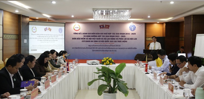 BHXH Việt Nam và Cơ quan An sinh xã hội Quốc gia Lào tăng cường hợp tác trong lĩnh vực an sinh xã hội - Ảnh 2.
