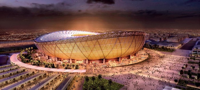 Qatar san sa mạc làm bãi đỗ xe cho cổ động viên World Cup 2022 - Ảnh 3.