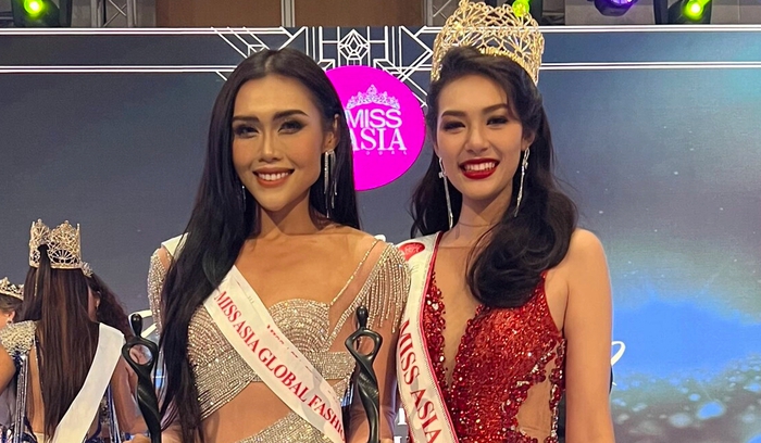Thanh Nhi đạt cú đúp danh hiệu tại Hoa hậu Châu Á toàn cầu 2022 - Ảnh 1.