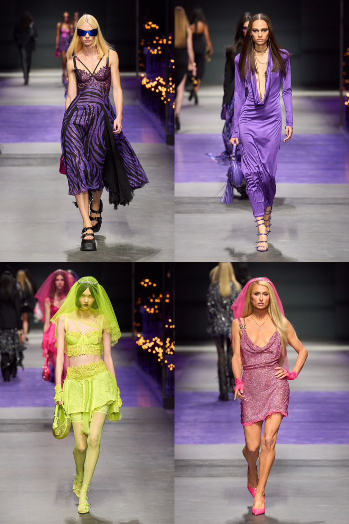 Show Versace mới nhất: Quỳnh Anh Shyn &quot;bừng sáng&quot; một góc trời, Paris Hilton chiếm trọn spotlight khi catwalk - Ảnh 4.