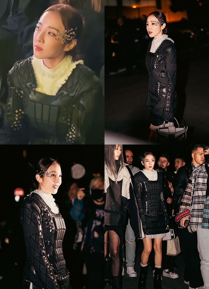Show của Balmain tại Paris Fashion Week: Khánh Linh là đại diện Việt duy nhất, Dara gây bùng nổ truyền thông - Ảnh 1.