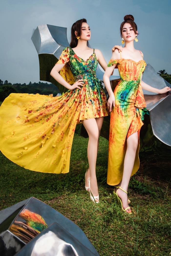Người mẫu Mai Thu Trang cùng NTK Thoa Trần