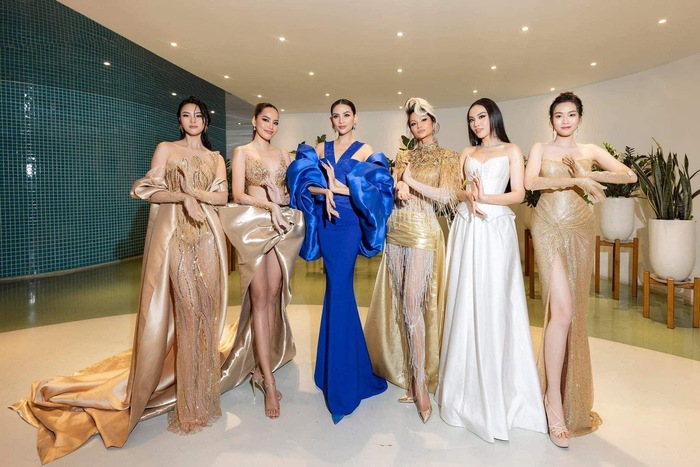 Dàn mỹ nhân Việt đồng loạt thực hiện Lotus Walk của Ngọc Châu ở Miss Universe 2022! - Ảnh 2.