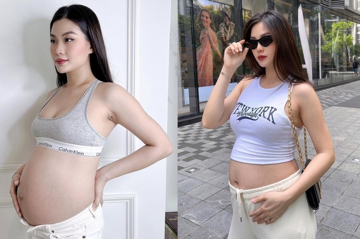 Phương Trinh Jolie, Mâu Thủy cùng hội mẹ bỉm khoe sắc vóc ấn tượng trong thai kỳ - Ảnh 8.
