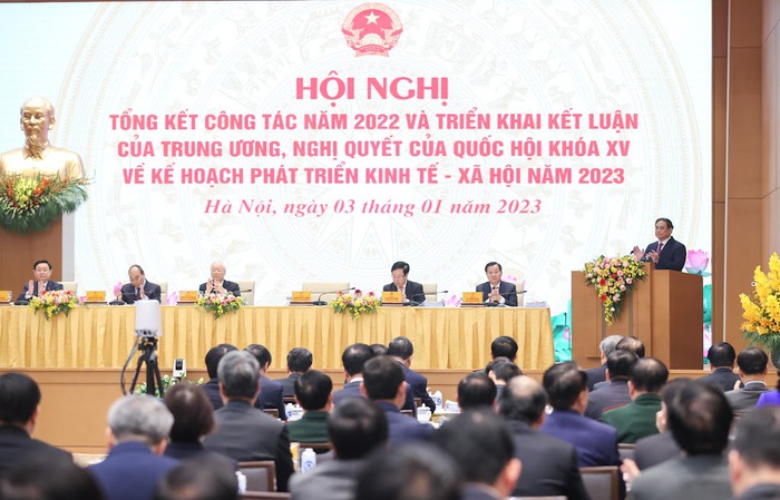 Hội nghị trực tuyến Chính phủ với các địa phương: Nỗ lực, quyết tâm cao nhất để thực hiện kế hoạch năm 2023 - Ảnh 2.