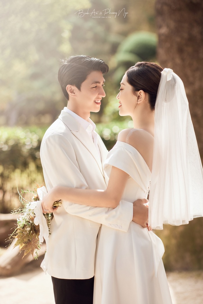 Bộ ảnh cưới đẹp như mơ tại Hàn Quốc lần đầu được Bình An - Phương Nga hé lộ - Ảnh 2.