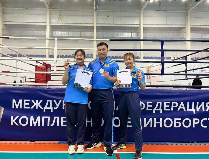 Bản lĩnh của nữ vận động viên thể thao Công an nhân dân ở giải đấu võ thuật tại Liên bang Nga - Ảnh 2.