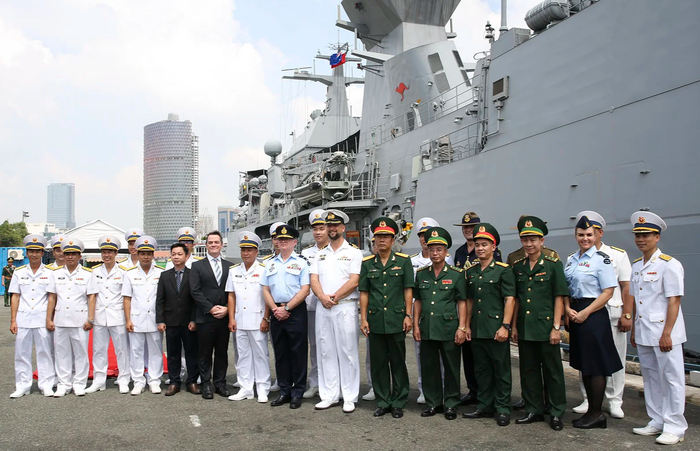 TPHCM; Những nữ Hải quân nhân dân Việt Nam tham gia đón Tàu Hải quân Hoàng gia Australia thăm xã giao Việt Nam - Ảnh 5.
