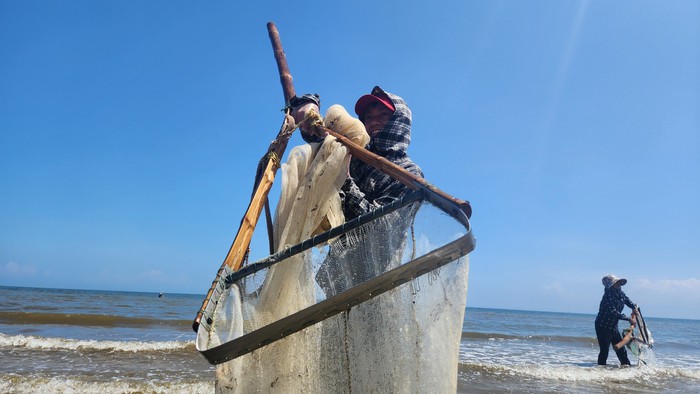 Săn “lộc biển”, ngư dân Hà Tĩnh bỏ túi tiền triệu 
mỗi ngày - Ảnh 2.