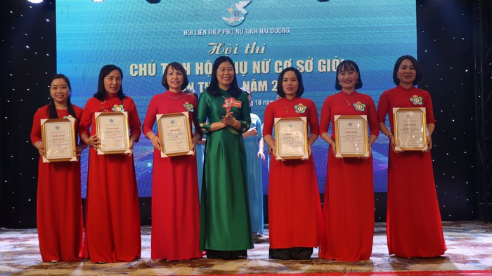 Hải Dương: Sôi nổi Hội thi “Chủ tịch Hội phụ nữ cơ sở giỏi”  - Ảnh 2.