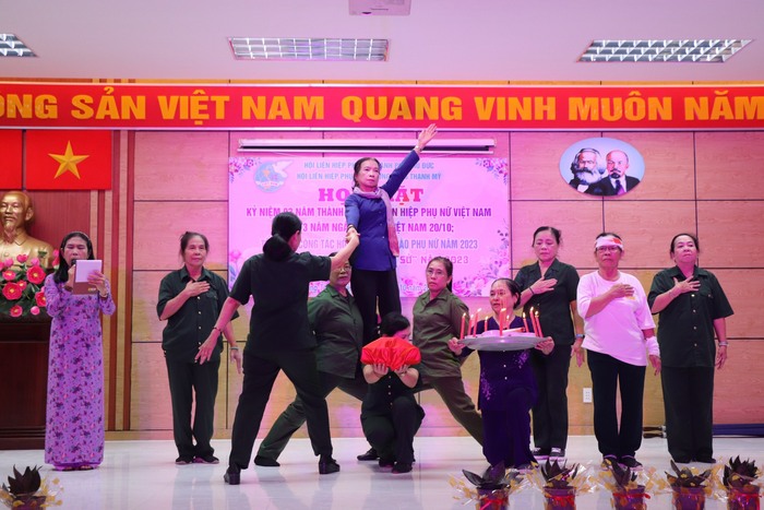 Hội LHPN phường Long Thạnh Mỹ, TP Thủ Đức tổ chức hội thi lịch sử mừng Kỷ niệm 93 năm thành lập Hội LHPN Việt Nam  - Ảnh 2.