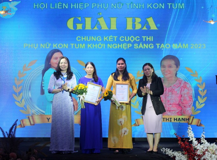 Vinh danh các ý tưởng xuất sắc trong Cuộc thi “Phụ nữ Kon Tum khởi nghiệp sáng tạo” năm 2023 - Ảnh 2.