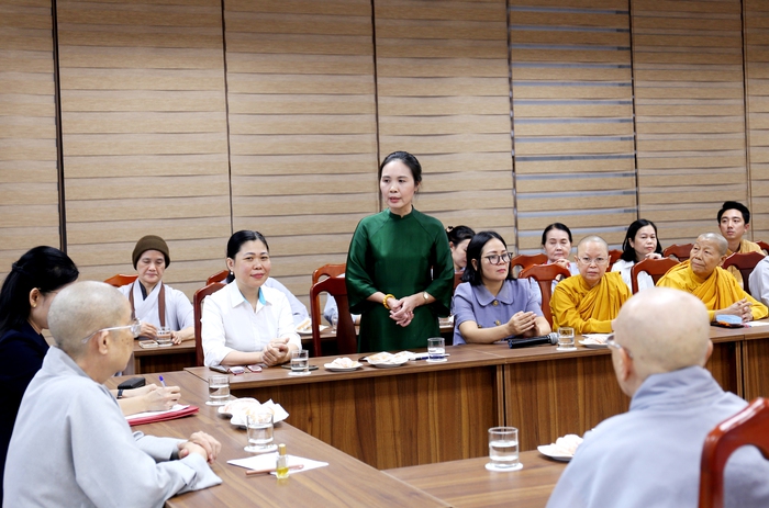 Trung ương Hội LHPN Việt Nam tiếp Đoàn đại biểu Ni giới Giáo hội Phật giáo Việt Nam - Ảnh 3.