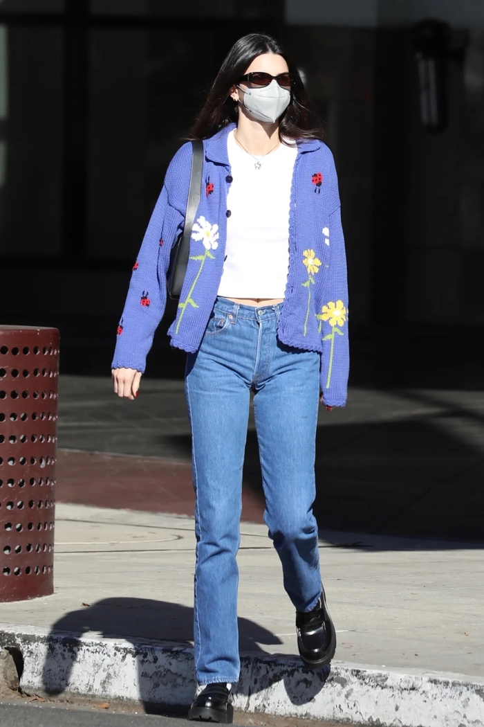 Tham khảo Kendall Jenner cách mặc áo len sành điệu suốt mùa lạnh - Ảnh 1.