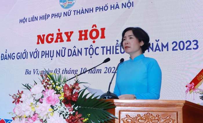 Sôi nổi Ngày hội bình đẳng giới với phụ nữ dân tộc thiểu số tại Hà Nội - Ảnh 1.