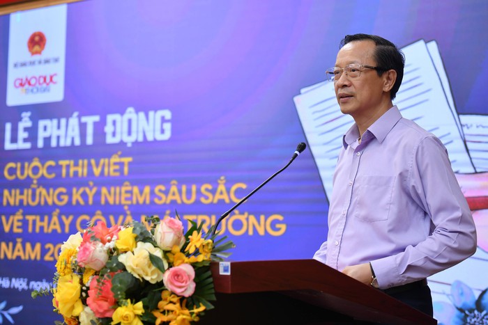 Phát động Cuộc thi viết “Những kỷ niệm sâu sắc về thầy cô và mái trường” năm 2023 - Ảnh 2.