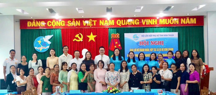 Ninh Thuận: Giao lưu nữ doanh nhân, hợp tác xã và hộ kinh doanh về hỗ trợ phụ nữ khởi nghiệp  - Ảnh 2.