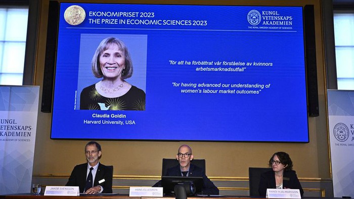 Nhà khoa học nữ đoạt Giải Nobel Kinh tế 2023 với công trình nghiên cứu về vai trò của nữ giới trong lực lượng lao động - Ảnh 1.