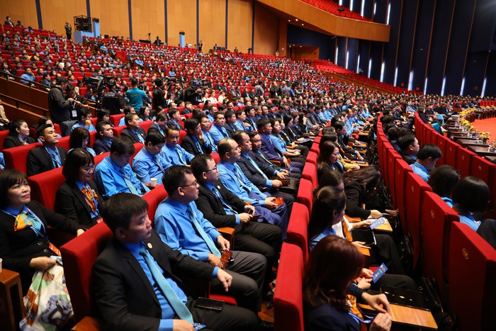 Gần 1.100 đại biểu dự khai mạc Đại hội XIII Công đoàn Việt Nam- Ảnh 1.