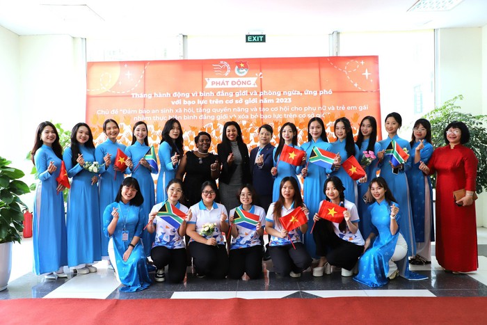 Học viện Phụ nữ Việt Nam đón, tiếp Phu nhân Phó Tổng thống nước Cộng hòa Nam Phi- Ảnh 3.