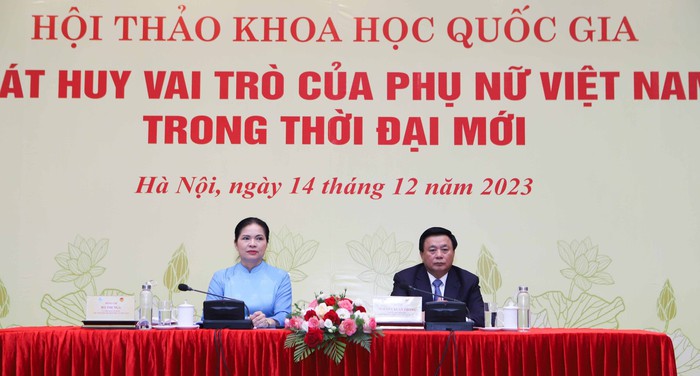 Hội thảo khoa học quốc gia "Phát huy vai trò của phụ nữ Việt Nam trong thời đại mới"- Ảnh 1.