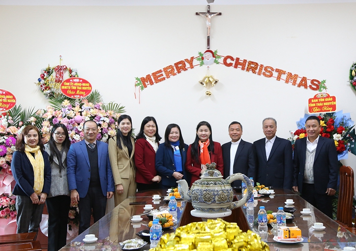 Trung ương Hội Liên hiệp Phụ nữ Việt Nam chúc mừng  giáo dân tại Thái Nguyên nhân dịp Noel - Ảnh 3.