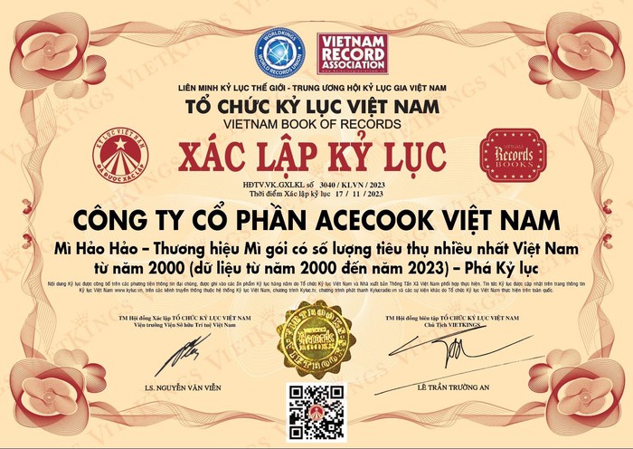 Mì Hảo Hảo vào top 10 Thương hiệu tốt nhất Việt Nam năm 2023- Ảnh 3.