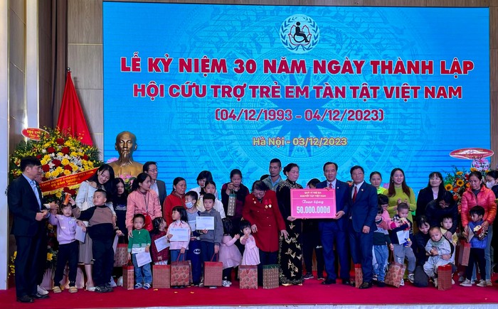 Kỷ niệm 30 năm ngày thành lập Hội Cứu trợ trẻ em tàn tật Việt Nam- Ảnh 1.