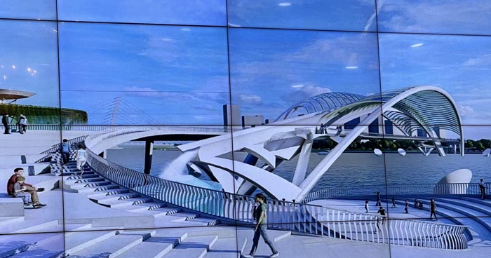 Sẽ có cầu đi bộ bắc qua sông Sài Gòn trị giá hơn 1.000 tỷ - Ảnh 1.