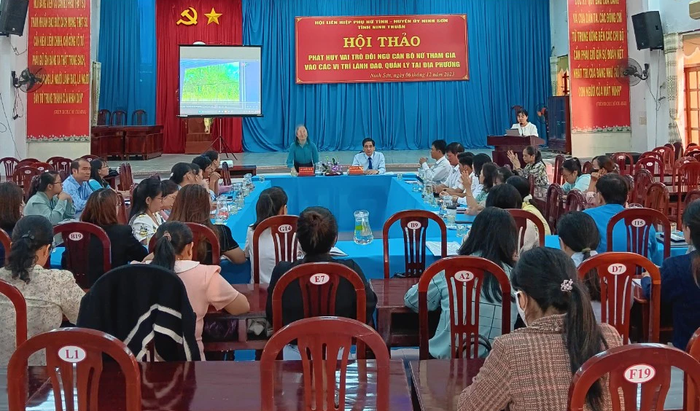Ninh Thuận - Đẩy mạnh phát huy vai trò đội ngũ cán bộ nữ tham gia vào các vị trí lãnh đạo, quản lý tại địa phương- Ảnh 1.