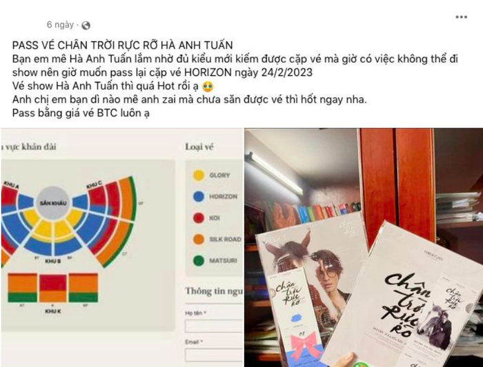 Hà Anh Tuấn nói gì khi vé concert 'Chân trời rực rỡ' liên tục bị rao bán trên mạng xã hội?  - Ảnh 1.