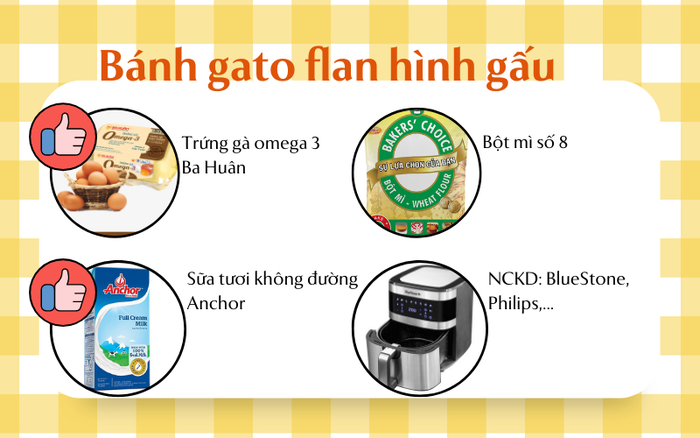 Bánh gato flan hình gấu cực đáng yêu, cách làm lại không hề khó! - Ảnh 1.