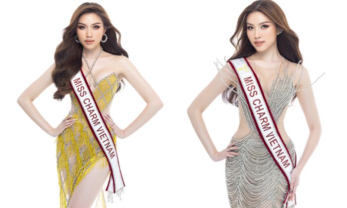 Trang phục dân tộc của đại diện Việt Nam tại Miss Charm 2023 lấy cảm hứng từ bánh tráng - Ảnh 4.