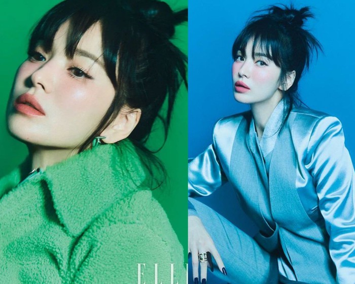 5 cách buộc tóc &quot;hack tuổi&quot; của Song Hye Kyo - Ảnh 4.