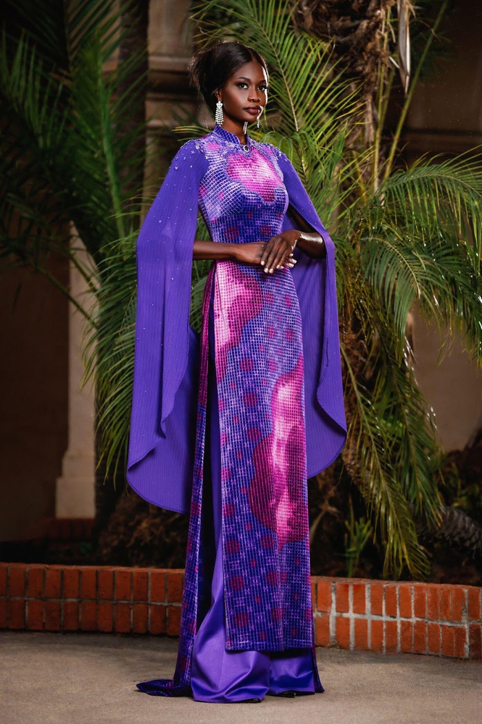 Siêu mẫu quốc tế quảng bá BST “Suối nguồn” của Đỗ Trịnh Hoài Nam tại San Diego (Mỹ)